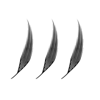Extensions de cils Anime Noir Mat Effet Cachemire J C D Curl Tower Volume Anime Spike Lashes pour Fournitures d'Extensions de Cils