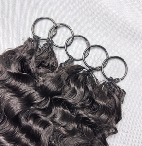 Extensiones de Cabello al por Mayor, Cabello Humano Rizado sin Procesar, 100% Alineado con la Cutícula, Cabello Humano Rizado Camboyano para Crochet, Doble Trama a Máquina, 100g - Product Image 2