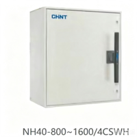 Interrupteur sectionneur Chint avec boîtier de distribution NH40-100/4CSWH 100A Triphasé Quatre positions 250A Sans prises