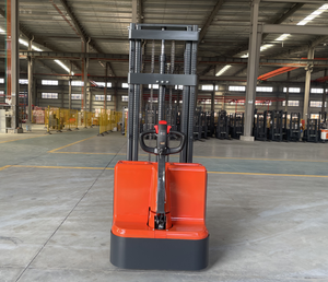 Apilador Eléctrico de Palés de 1.5 Toneladas, 1500 kg, 3-4 m, para Pasillos Estrechos, Carretilla Elevadora Manual Inteligente, Mini Grúa, Autocargable, para Almacén - Product Image 2