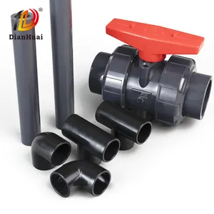 Dianhuai PVC UPVC CPVC Conduit Pipe Electrical Hot Water Drain Supply Water Irrigation Pipe Fittings Tube For Plumbing