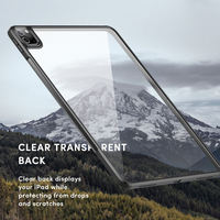 Casing Apple iPad Pro 11 2021, pelindung HP transparan akrilik anti syok, bantalan I, pemegang pensil