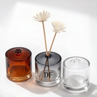 Offre Spéciale – Bouteille en Verre de Luxe pour Diffuseur à Bâtonnets 100 ml, Cylindre Vide Personnalisable pour Décoration d'Intérieur