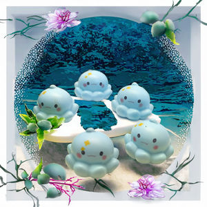 Mini 100 pièces résine mer Animal poulpe Figurines noël/nouvel an ornement charme pour Aquarium maison de poupée fée jardin paysage - Product Image 3