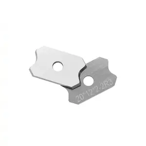 20x12x2 2R2 Carbide Cutter Automatic Edge Banding Machine Part Edge Trimming Knife for Woodworking Machinery