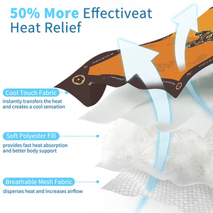 Alfombra Refrigerante de Seda de Hielo para Mascotas, Rectangular, 40x40cm, 45x45cm, 50x50cm, Antideslizante, Lavable, con Diseño de Dibujos Animados - Product Image 2