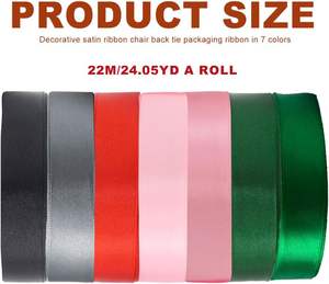 Cinta de Raso de Seda de 50 mm y 2 Pulgadas, Doble Cara - Product Image 2