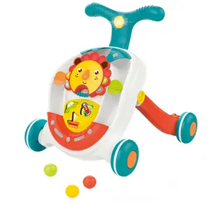 Обучающие игрушки для прогулок, Детская вращающаяся коляска с шариками, пианино с Львом, детская прогулочная коляска, прогулочная коляска (легкая и музыкальная)