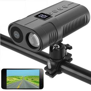 ไฟฉาย HD 1080p กล้องติดจักรยาน ไฟหน้าบันทึกภาพการเคลื่อนไหว พร้อมการ์ดหน่วยความจำ TF สำหรับการบันทึกวิดีโอการขี่กลางแจ้ง - Product Image 1