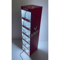 Présentoirs pour sachets de nicotine, présentoirs pour sachets énergétiques avec éclairage LED, présentoir de comptoir pour snus
