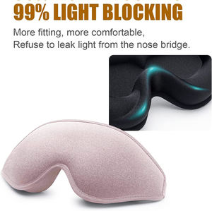 เมมโมรีโฟมหน้ากากปิดตาเวลานอนสีชมพูแบบกำหนดเอง3D - Product Image 5