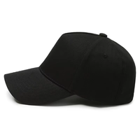 Casquette 5 panneaux unisexe sportive anti-UV 100 % coton avec logo brodé pour le printemps, l'automne et les voyages – Publicitaire