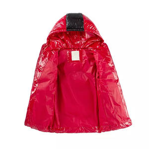 Veste en duvet grise d'hiver personnalisée 2022 Manteau extérieur épais pour enfants Veste en duvet pour enfants bouffante pour garçons - Product Image 2