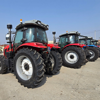 Equipo agrícola Trator New Chinese 260hp Large Horse Agricola 4x4 80hp 100hp 120hp 180hp Tractores para granja usados