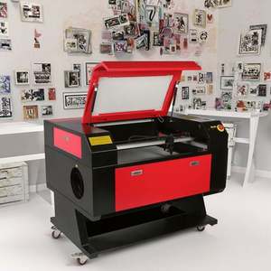 Vevor CO2 Laser Sihao 60W 80W 100W Grabador Máquina cortadora de grabado 700*500mm con máquina de grabado láser de eje giratorio - Product Image 2