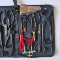 Kit d'outils professionnels de bonsaï robustes de 20 pièces avec étui de transport en nylon ensemble de cisaillement de coupe-ciseaux en acier au carbone