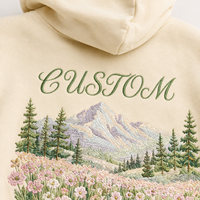 Sweat à capuche oversize personnalisé pour femme, épaules tombantes, broderie vintage de haute qualité, logo personnalisé, sweat à capuche décontracté doux et vintage