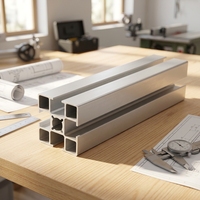 Profilé en aluminium ultra-léger à paroi mince 4040, cadre léger pour imprimante 3D et cadre d'affichage, découpe sur mesure possible