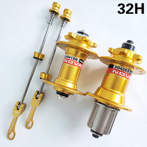 Novatec D041SB D042SB Moyeu de VTT 8/9/10/11 vitesses 4 roulements <span class=keywords><strong>frein</strong></span> <span class=keywords><strong>à</strong></span> <span class=keywords><strong>disque</strong></span> 28 32 36 trous en alliage d'aluminium avant et arrière - Product Image 4