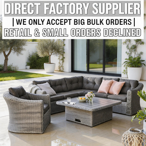 Commercial Grade All Aluminum Wicker <b>Sofa</b> Set Modern Design Waterproof Cushions Rust-Proof Table Chairs <b>Outdoor</b> Furniture for - Product Image 2