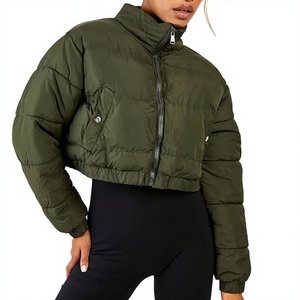 Chaqueta Acolchada Ligera para Mujer, Chaqueta de Invierno Cálida y a la Moda, Diseño y Logotipo Personalizados OEM, Ropa Exterior - Product Image 1
