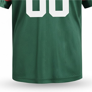 Camisetas de Fútbol Americano con Sublimación Completa de Diseño Personalizado, 100% Poliéster, Transpirables, Ecológicas, Unisex, Colores y Tallas Personalizadas, OEM - Product Image 5