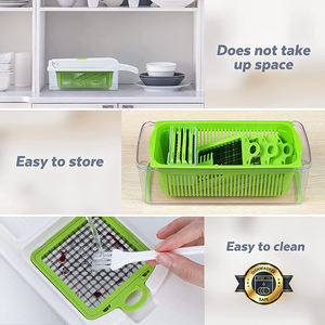 <span class=keywords><strong>Mandoline</strong></span> manuelle multifonction 15-en-1 pour cuisine 2026 – Coupe-fruits, hachoir à oignon, trancheuse à légumes - Product Image 5