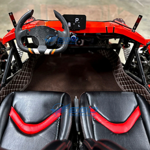 Triciclo Eléctrico de Carreras de Tres Ruedas con Velocidad de 120 Km/h, Capacidad de 300 kg, 2 Asientos, Certificado CE para Adultos - Product Image 4