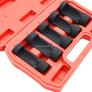 CLAUTOOL 12 POINT Suspension Strut <strong>Socket</strong> Tool 6pcs 1/2 Drive Strut Nut <strong>Socket</strong> 16mm <strong>18mm</strong> 19mm 21mm 22mm 24mm for Hex Wrench 6496 - Product Image 1