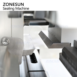 ZONESUN ZS-FK003U Semi-automatic Monodose <b>Strip</b> Tube Cosmetic Ultrasonic Aluminium <b>Plastic</b> Soft Tube Sealing Cutting Machine - Product Image 4