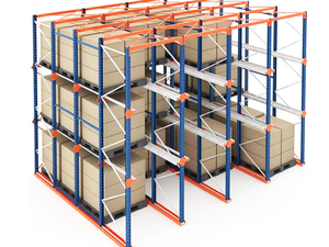 Sistema de Estanterías Automáticas para Almacenes con Certificación CE Peterack, Sistema de Estanterías con Transporte por <span class=keywords><strong>Radio</strong></span>, Sistema de Estanterías de Paletización de Cuatro Vías - Product Image 1