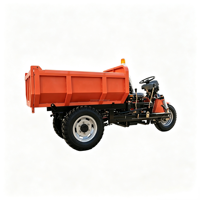 Tricycle benne à moteur diesel pour l'exploitation minière, Camion benne diesel haute performance, Machines minières