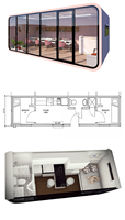 Sinoy – Nouvelle Cabine Conteneurisée en Aluminium de 20 et 40 pieds, Facilement Transportable, Idéale pour Bureaux, Logements, Écoles, Supermarchés et Ateliers