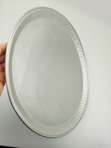 Plaques de cuisson en aluminium pour <span class=keywords><strong>pizza</strong></span> de 30, 40, 50 cm, moules de cuisson pour distributeurs automatiques, plaques à insérer dans le four domestique, vente en gros, offre spéciale - Product Image 3