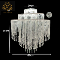 Nouveaux accessoires de mariage, luminaires de plafond sans assemblage requis, pour lustres de mariage, pour la décoration de scène dans les auditoriums d'hôtels