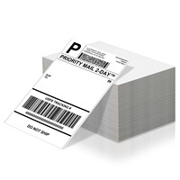 Etiquetas Térmicas Directas Impermeables 4X6, Paquetes de 500 Etiquetas de Envío de Papel con Alta Adhesión
