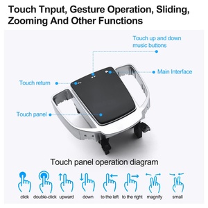 NaviHua - Bouton de souris pour l'intérieur de la voiture - Joystick - Nouveau pavé tactile conçu pour Mercedes Benz Classe E - Classe C - C200L - GLC 260L - E300 - Product Image 5