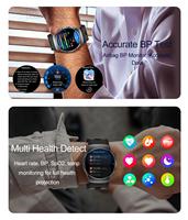 Reloj Inteligente ERON Nuevo 4G GS206 con Bomba de Aire, Presión Arterial, ECG, Tarjeta SIM, Pantalla AMOLED HD, Monitor de Frecuencia Cardíaca y Sueño para Hombres