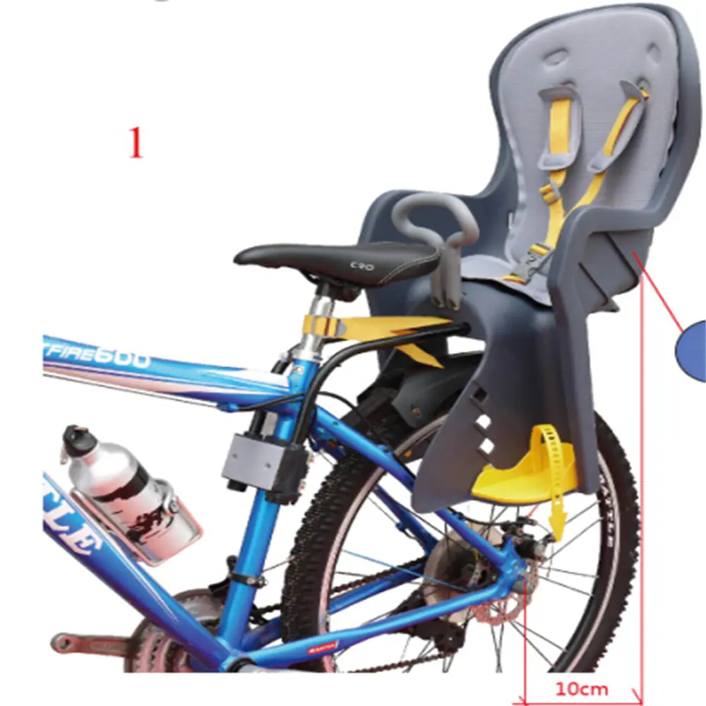 מעולה איכות אופניים אביזרי תינוק אחורי מושב אוניברסלי 2-4years תינוק באמצעות ילדי אחורי מושב