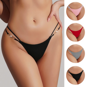 Tangas de Mujer con Cadena y Pedrería, Tanga de Cintura Baja, Tangas Sexis para Mujeres Hermosas - Product Image 2