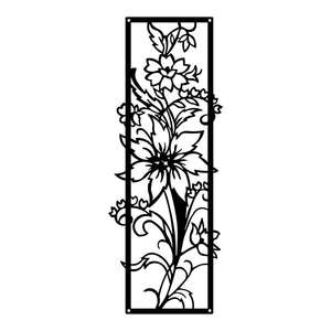 Décoration murale en métal floral moderne, nouvelle décoration murale en fer forgé, décoration murale extérieure, décoration <span class=keywords><strong>de</strong></span> <span class=keywords><strong>rebord</strong></span> <span class=keywords><strong>de</strong></span> fenêtre - Product Image 1