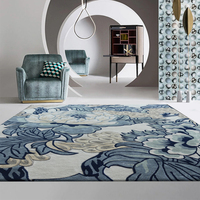 Tapis uni découpé fait à la main pour fabrication de bijoux, tapisserie simple et moderne, turquoise et gris, offre en ligne