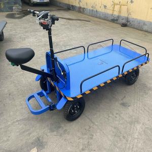 कारखाने के उपयोग के लिए 4 पहिया इलेक्ट्रिक फ्लैट कार - Product Image 3