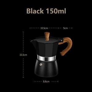 Phụ kiện máy pha cà phê <span class=keywords><strong>Espresso</strong></span>, máy pha cà phê Moka bằng nhôm, máy pha cà phê Moka bằng thép không gỉ, bộ lọc cà phê, pha cà phê kiểu Cuba, pha cà phê <span class=keywords><strong>Mocha</strong></span> - Product Image 5