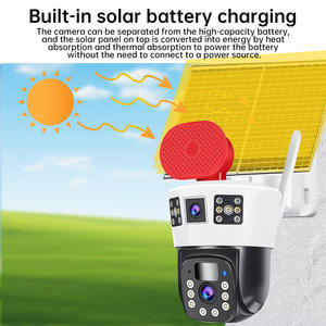 Rscamtom 4K Sistema de cámara de seguridad solar Visión nocturna Inalámbrico Detección de movimiento al aire libre 4G Alarma Push Tarjeta SD Almacenamiento de datos - Product Image 4