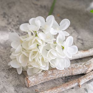 CallaFloral - Hortensia Artificial Blanca de una Sola Rama, Hecha a Mano, Decoración para Bodas - Product Image 3