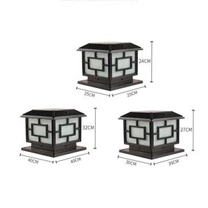 Lámparas LED de Pared para Exteriores, Lámpara Solar para Postes, Luces LED Impermeables para Pilares de Puerta, Lámpara de Pilar Europea para Exteriores - Product Image 6
