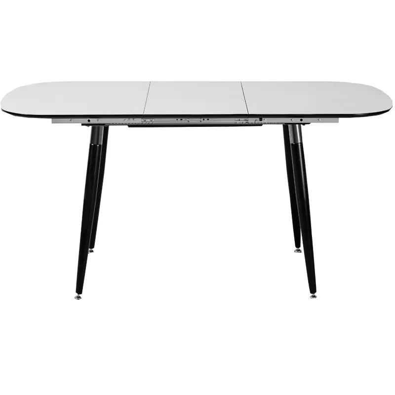 नॉर्डिक आधुनिक minimalism सुरुचिपूर्ण उन्नत MDF शीर्ष चित्रकला के साथ Powdercoated पैर केडी टेबल