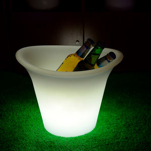 Vendita calda impermeabile alimentato a batteria 16 colori cambiare <span class=keywords><strong>Led</strong></span> illuminato secchiello per ghiaccio vino Cooler <span class=keywords><strong>Led</strong></span> secchi di ghiaccio - Product Image 5