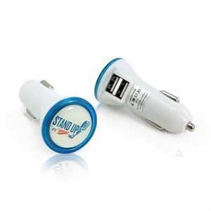 Nouvelle conception 2024, chargeur mural et de voiture portable LED personnalisé pour ordinateur portable, bon marché, prix avantageux, 2 en 1, avec logo - Product Image 2